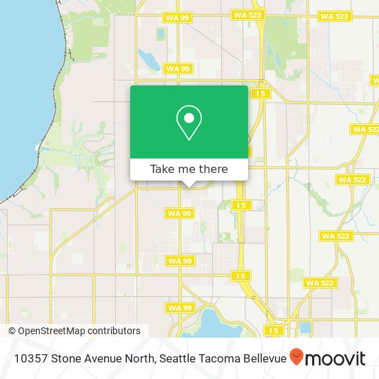 10357 Stone Avenue North map