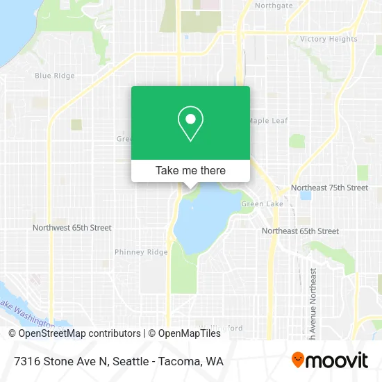 7316 Stone Ave N map