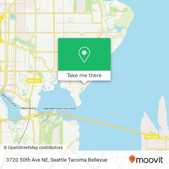 Mapa de 3720 50th Ave NE