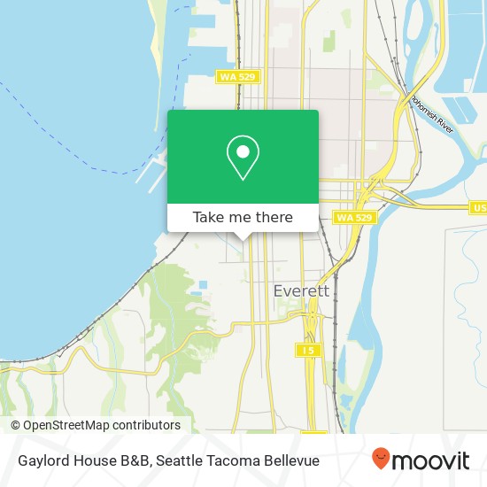 Gaylord House B&B map