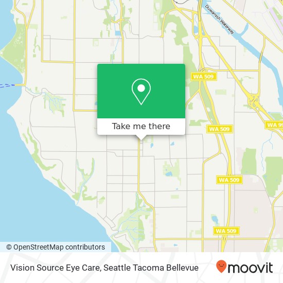 Mapa de Vision Source Eye Care