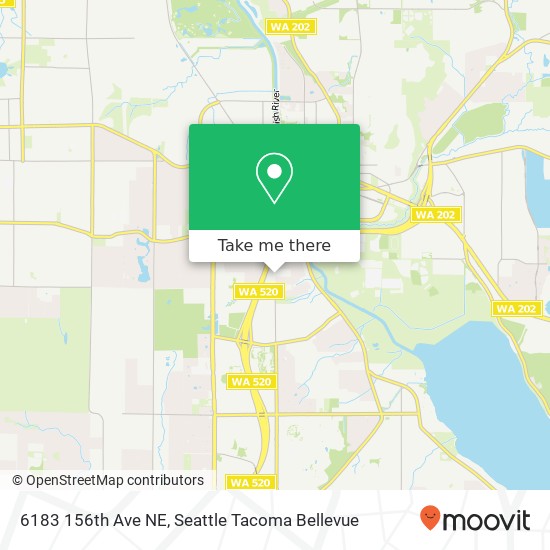 Mapa de 6183 156th Ave NE