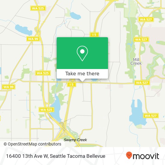 Mapa de 16400 13th Ave W