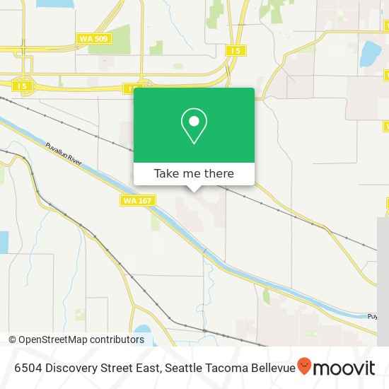 Mapa de 6504 Discovery Street East