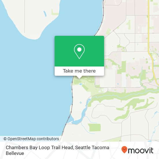 Mapa de Chambers Bay Loop Trail Head