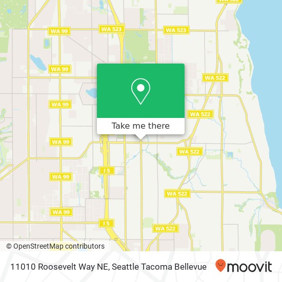 11010 Roosevelt Way NE map