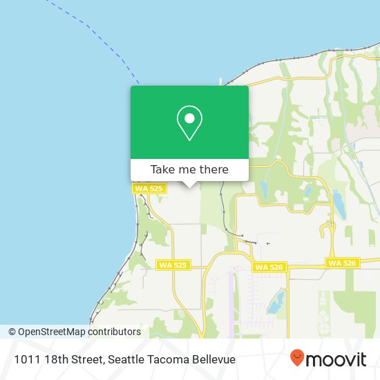 1011 18th Street map