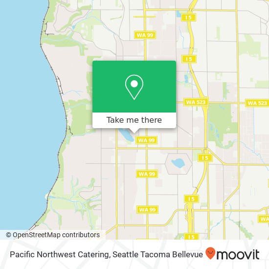 Mapa de Pacific Northwest Catering