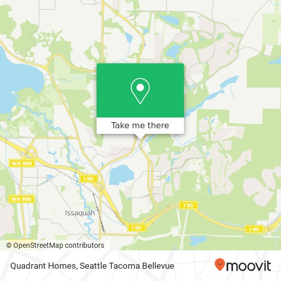 Quadrant Homes map