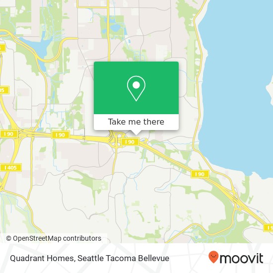 Quadrant Homes map