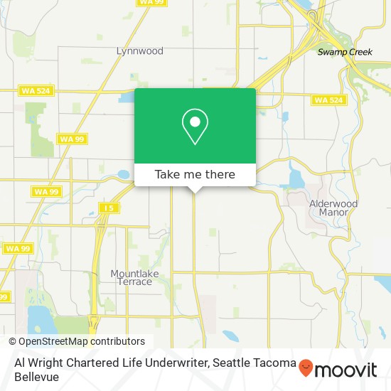 Al Wright Chartered Life Underwriter map