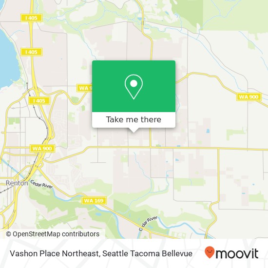 Vashon Place Northeast map