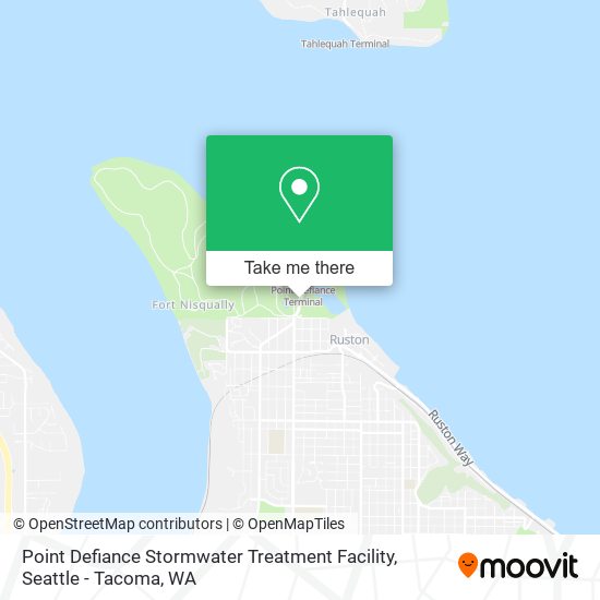 Mapa de Point Defiance Stormwater Treatment Facility