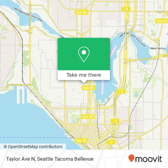 Mapa de Taylor Ave N