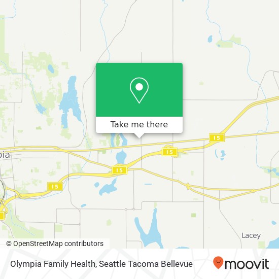 Mapa de Olympia Family Health