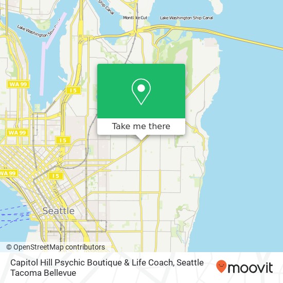 Capitol Hill Psychic Boutique & Life Coach map