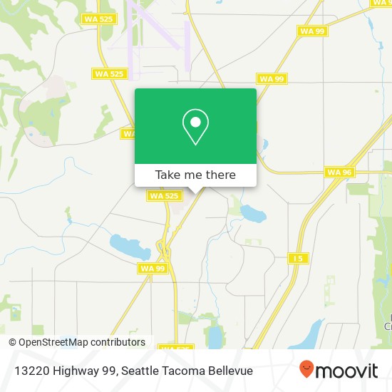 13220 Highway 99 map