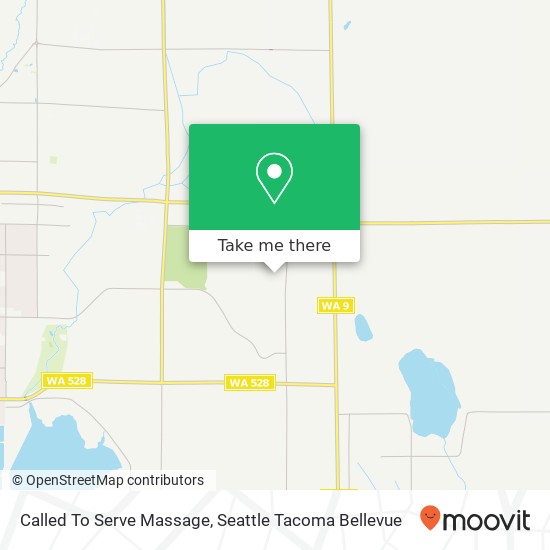 Mapa de Called To Serve Massage