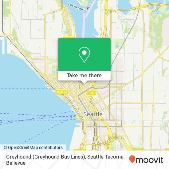 Greyhound (Greyhound Bus Lines) map
