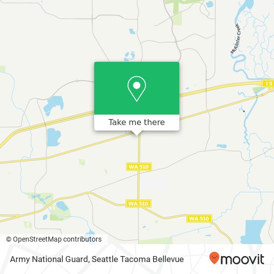 Mapa de Army National Guard