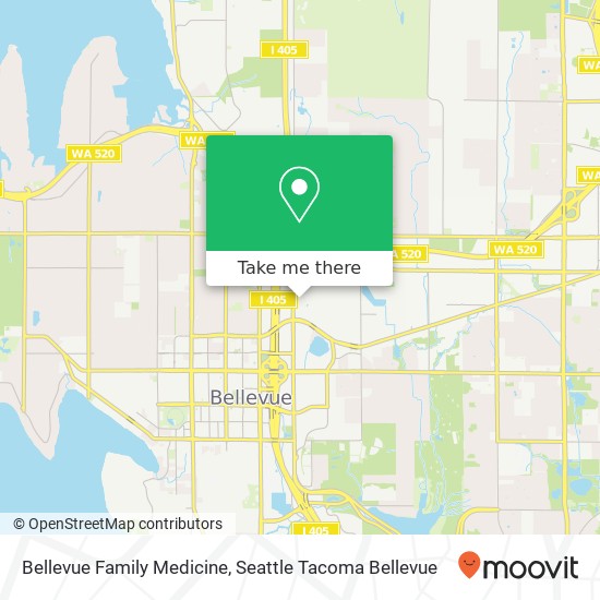 Bellevue Family Medicine map