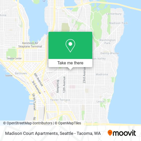 Mapa de Madison Court Apartments