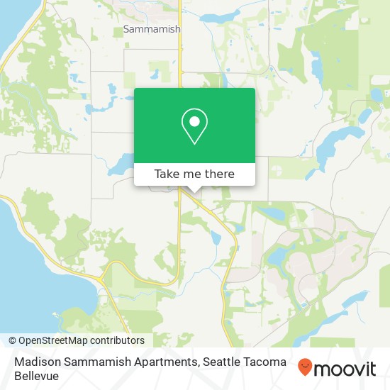 Madison Sammamish Apartments map
