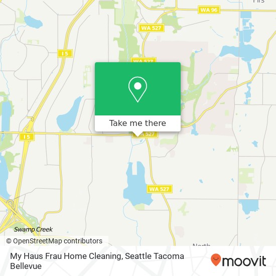 My Haus Frau Home Cleaning map