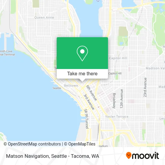 Matson Navigation map
