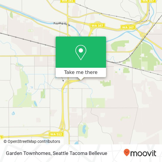 Garden Townhomes map