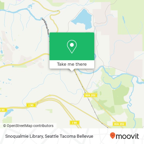 Mapa de Snoqualmie Library