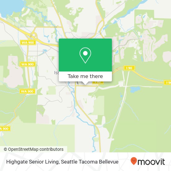 Mapa de Highgate Senior Living