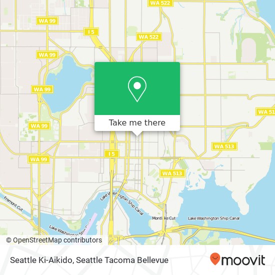 Seattle Ki-Aikido map