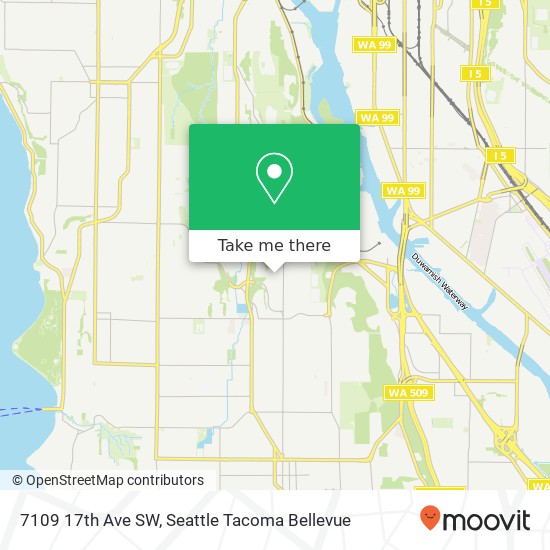 7109 17th Ave SW map