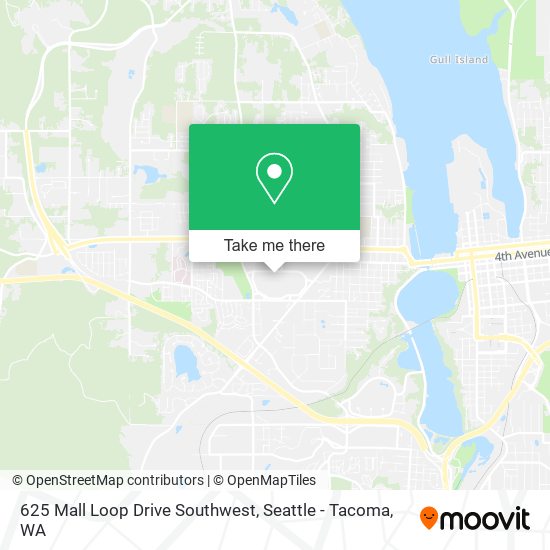 625 Mall Loop Drive Southwest map