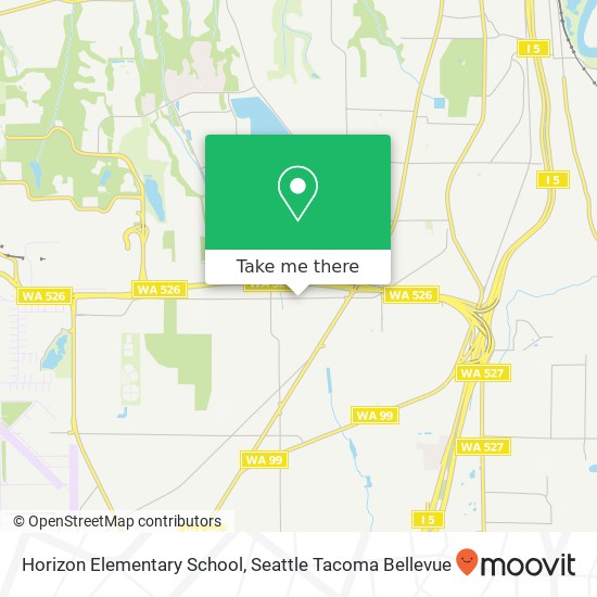 Horizon Elementary School map