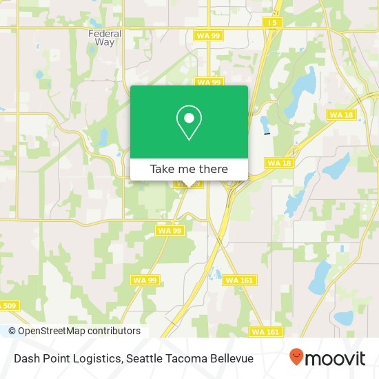 Mapa de Dash Point Logistics