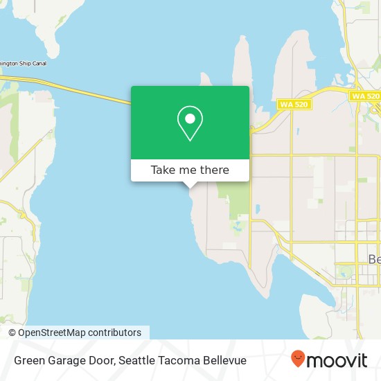 Green Garage Door map