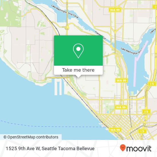 Mapa de 1525 9th Ave W