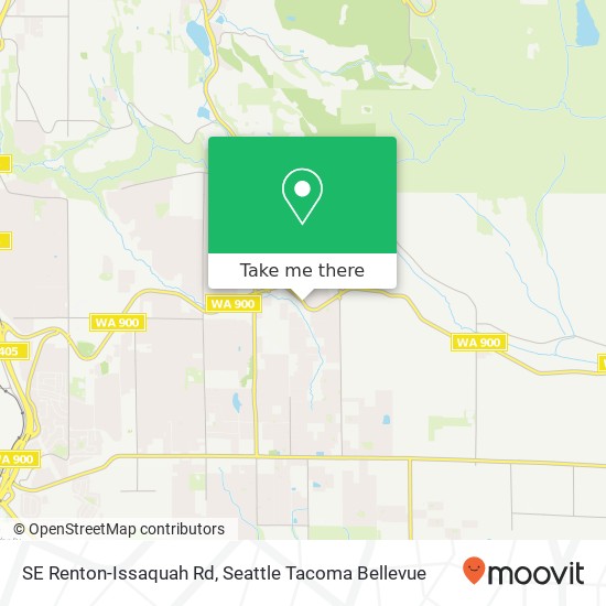 SE Renton-Issaquah Rd map