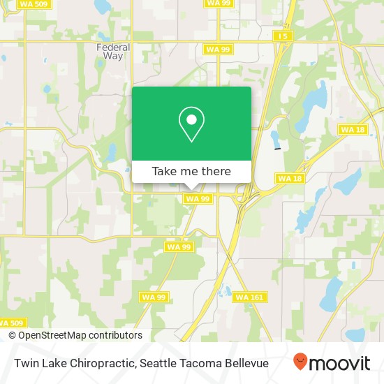 Twin Lake Chiropractic map