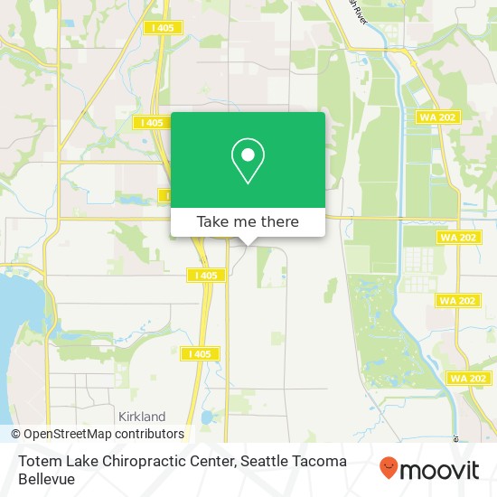 Mapa de Totem Lake Chiropractic Center