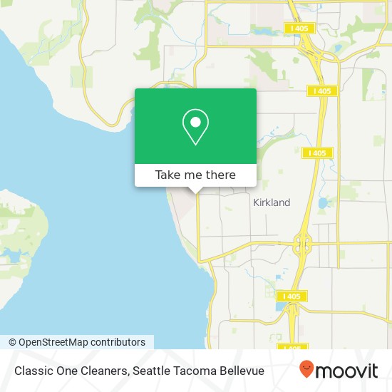 Classic One Cleaners map