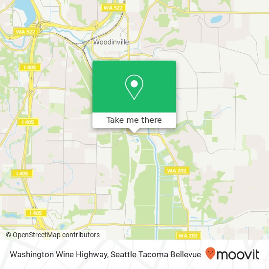 Washington Wine Highway map