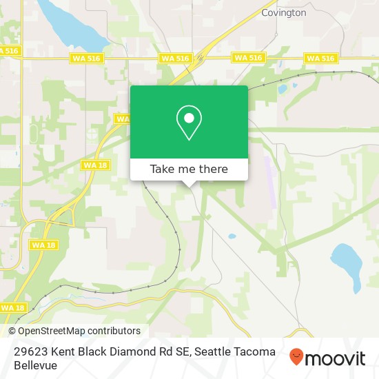 Mapa de 29623 Kent Black Diamond Rd SE