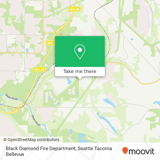 Black Diamond Fire Department map