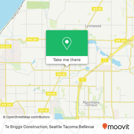 Mapa de Te Briggs Construction