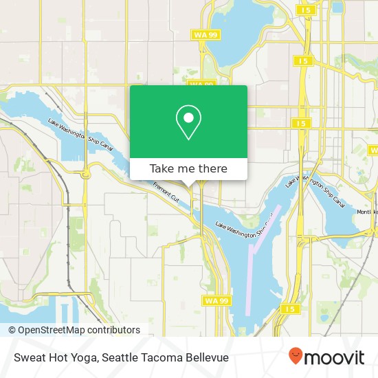 Sweat Hot Yoga map