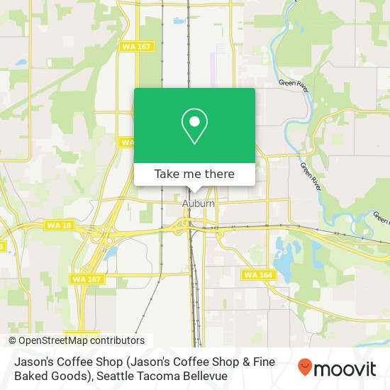 Mapa de Jason's Coffee Shop (Jason's Coffee Shop & Fine Baked Goods)