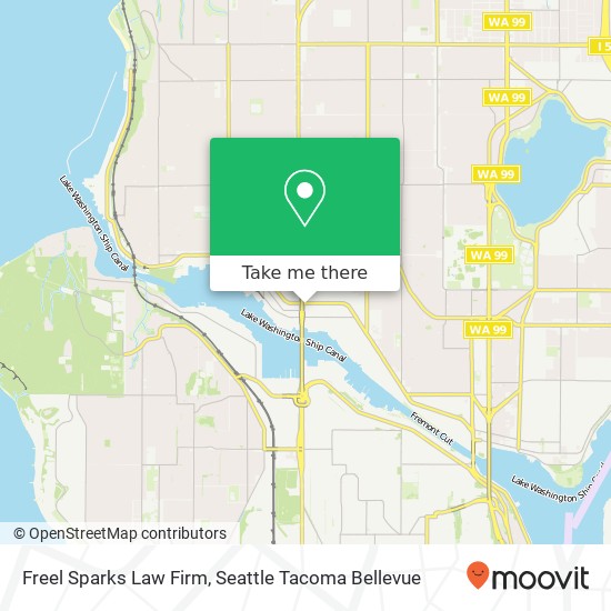 Freel Sparks Law Firm map